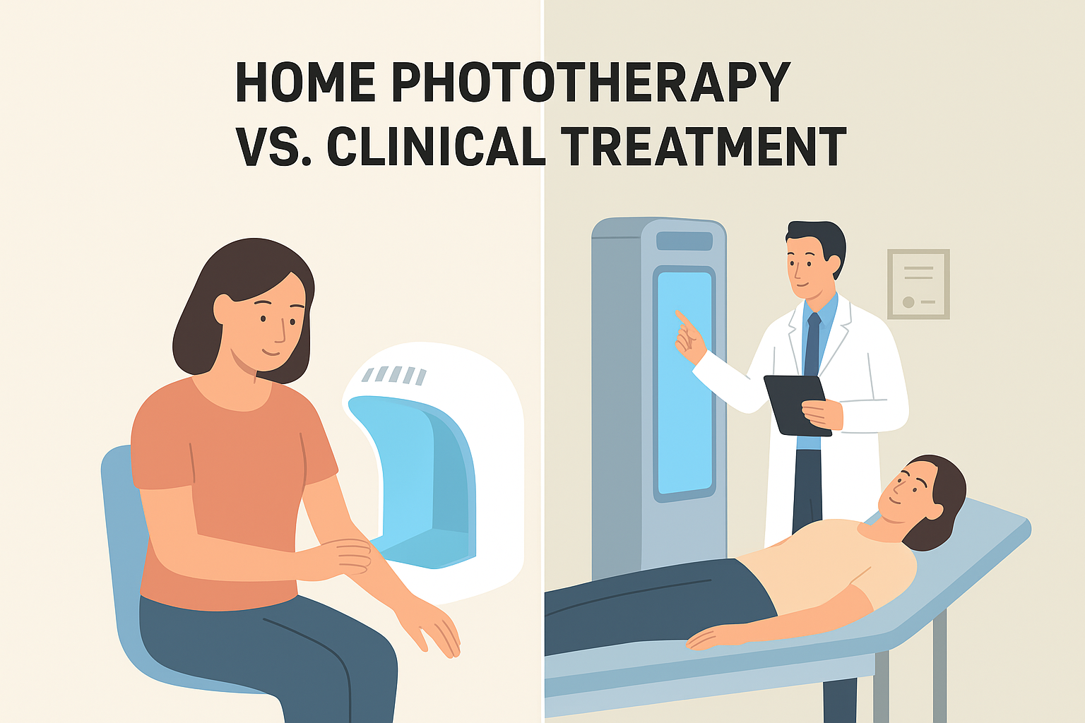 Home Phototherapy vs. Clinical Treatment: What Are the Real Differences?