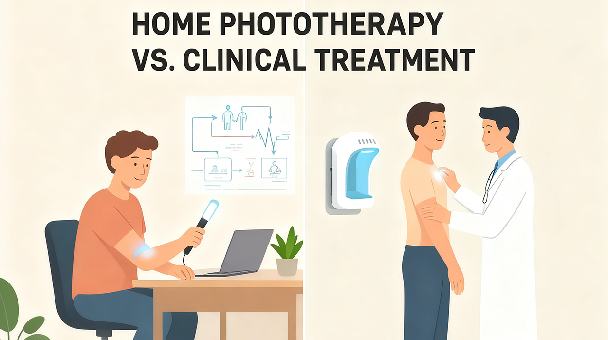 Home Phototherapy vs. Clinical Treatment