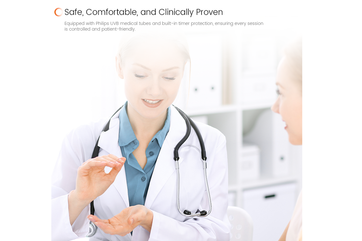 Advancing Home Treatment Options: The New Desktop UVB Phototherapy Device for Vitiligo & Psoriasis